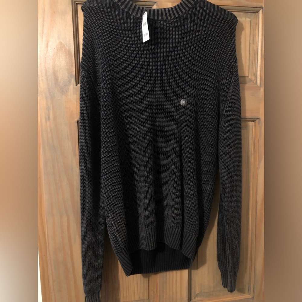 Tilly’s Gray Crewneck Ribbed Sweater